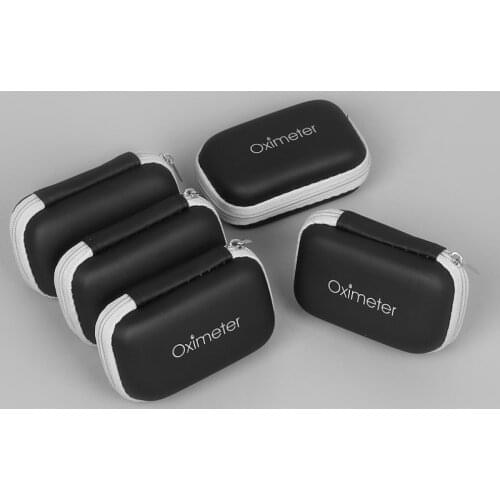 1PC Potable Neutral Finger Pulse Oximeter Storage Bag Blood Oximeter Zipper Bag Protect Box Case