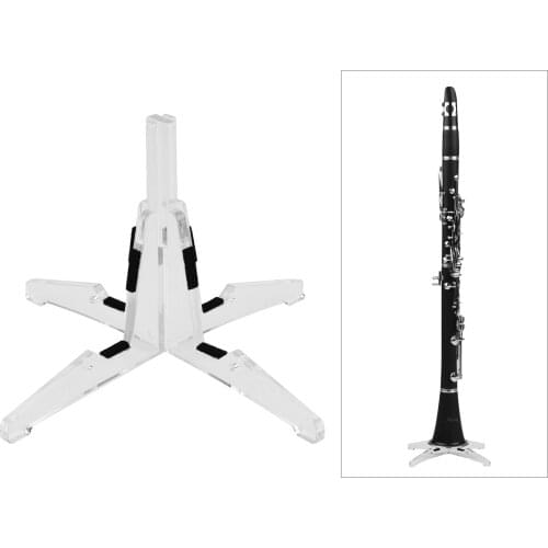 Detachable Clarinet Stand Holder Support Lighweight Plastic Material Quality Clarinet Stand Portable