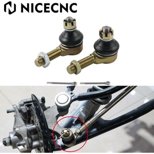 2 Pcs Ball joint Tie Rod end Kit For Yamaha Raptor 700 700R YFM700R 2006-2020 YFZ450 YFZ450R Banshee 350 YFZ350 Grizzly 550