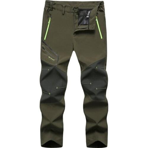 Men Outdoor quick-drying pants Spring autumn thin Hiking Trekking Fishing Camping sports trousers waterproof pants Plus Size 6XL