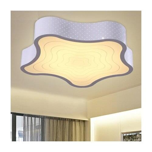 Sea star modern ceiling lights LED for living room 90-260V AC bedroom lights 24W children lamp lamparas de techo