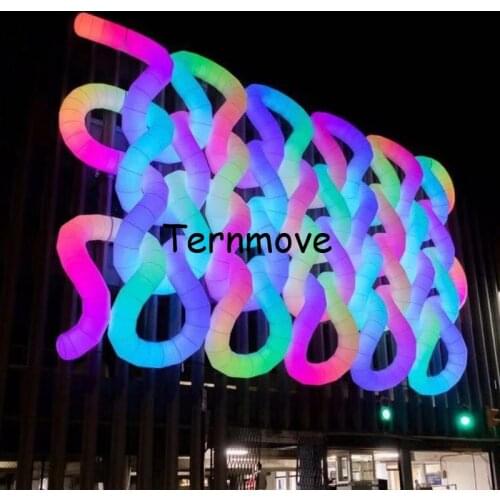 LED advertising arch for bar event concert decoration Bright Inflatable lighting airgate archway for Promotion