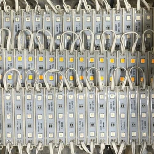 DC12V LED Module 3 SMD 5054 Cool White/Red/green/blue/yellow/pink/warm white Waterproof IP66 Super Bright Backlight for Signage