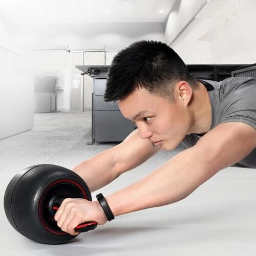 Workout Training Abdominal Muscle Wheel Trainer No Noise Abs Roller Fitness Equipment Accessories