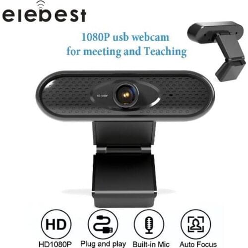 HD Webcam with Microphone 30FPS USB 2.0 Web Cam For Computer Laptop Video Meeting Telecamera PC Camera Internet