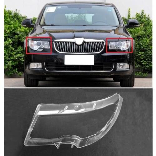 Lofty Richy For Skoda Superb 2009 2010-2013 Headlights Cover Headlights Shell Transparent Cover Lampshdade Headlamp Shell Lens