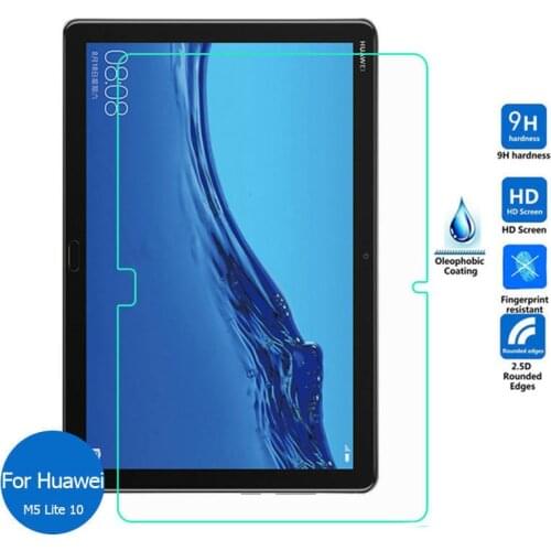 For Huawei Mediapad M5 Lite 10 Tempered Glass Screen Protector 9H Protective Film on Media pad M5Lite 10.1 BAH2-L09 W09 W19