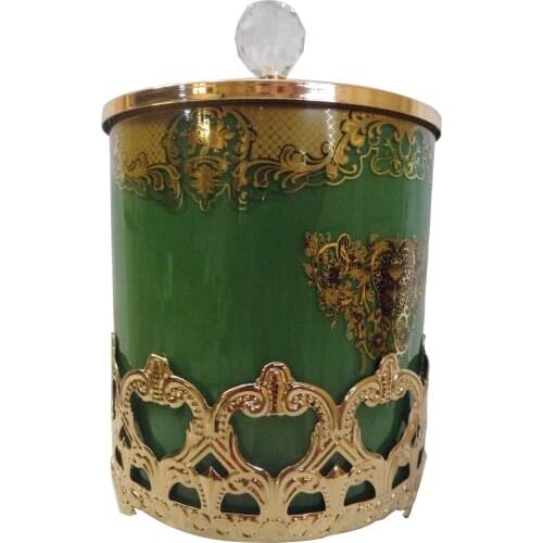 Green Classical Glass Bark fruit box Storage bottles, cans, boxes Party Food Box