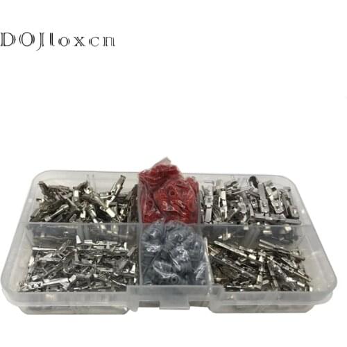 400 Pcs Terminal Box For VW 1.5 3.5Series Auto Electrical Male Female Wire Terminal 964274-2 964269-2 929939-3 964286-1 964296-1