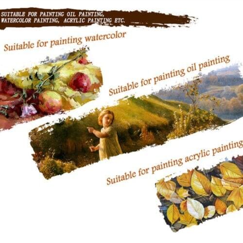 12pcs Artist Paint Brushes Set Acrylic Oil Watercolour Painting Craft Art Model Art Painting Supplies