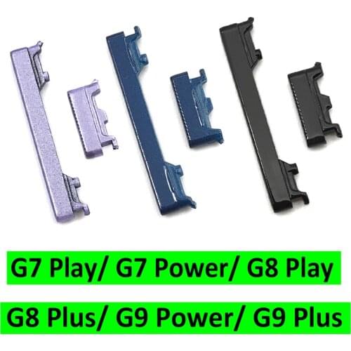 20PCS For Moto G9 G8 Power Lite G8 Plus G7 Play One Action Side Key Power Button + Volume Button Flex Cable Replacement Parts