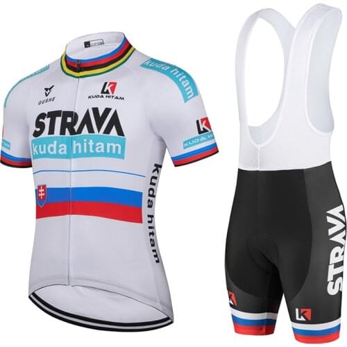2021 STRAVA Summer Mens Cycling Jersey Short Sleeve MTB Maillot Bicycle Shirt Suit Breathable Moutain Bike Clothing Riding Tops