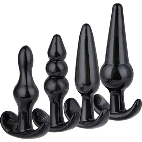 Anal Butt Plug 4Pcs/Set Vaginal G Spot Stimulation Backyard Bead Female Masturbation Sex Toys for Women Gay Products