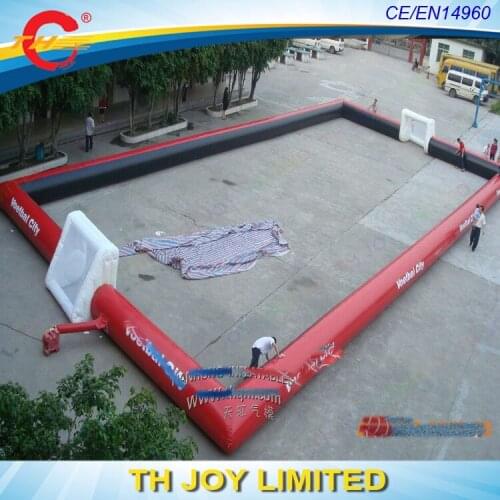 Free shipping!20x10m giant outdoor inflatable soccer field inflatable football court pitch inflatable soccer ball arena