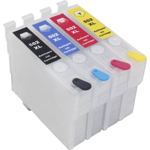 INK WAY T02W 502XL Refillable cartridges with ARC Chip For Epson Expression Home PrinterXP-5100 XP-5105 WF-2860DWF