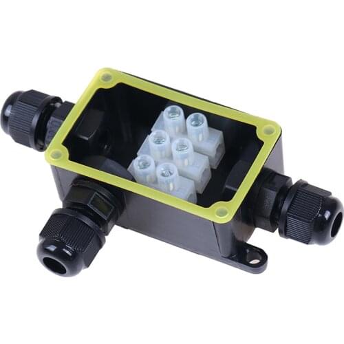 Hot sale 1PC 3 Way/2way Junction Box IP66 Outdoor Waterproof Electrical Cable Wire Connector Junction Box With Terminal 450V