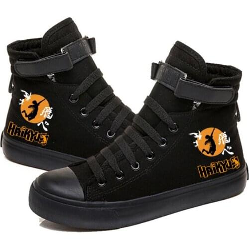 Oya Oya Oya Haikyuu Printed High Top Canvas Shoes Cozy Sneakers