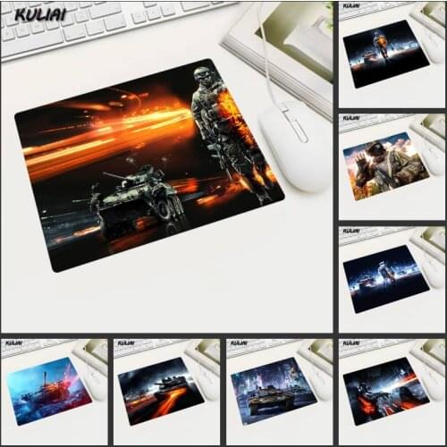 XGZ Free Shipping 22*18 Small Size Game Laptop Player Mouse Pad Mat Gaming Pc Desk Mat Non-Slip Rubber Mousepad Battlefield3