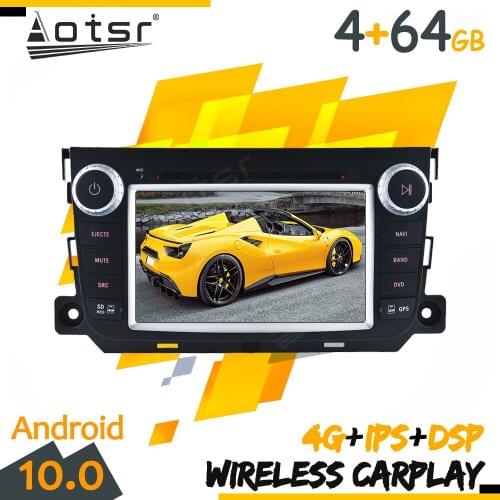 Android 10 Tape Radio Recorder Car For Benz Smart Fortwo 2011-2014 GPS Navi Multimedia Player Stereo Autoradio Carplay Head unit