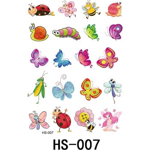 Cute Unicorn Rainbow Luminous Tattoo Sticker For Children Baby Birthday Present Fake Tatoo Waterproof Temporary Tattoo