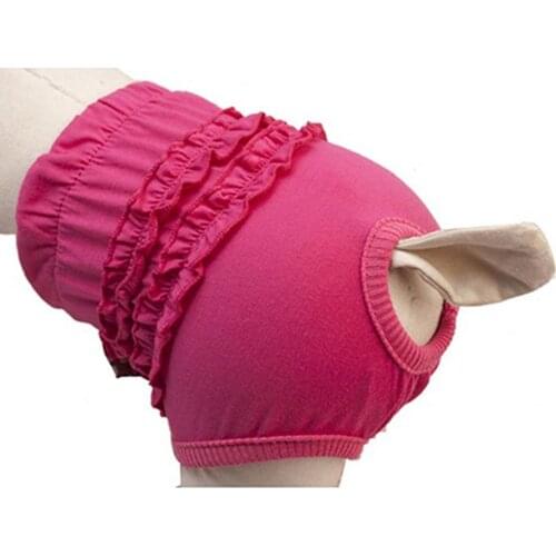 Reusable Comfortable Pet Dog Lace Panties Shorts Cute Puppy Female Dogs Menstruation Sanitary Pants Brief Pet Supplies Products