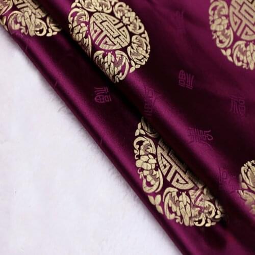 New fashion Jacquard fabric african satin silk fabric for patchwork,wedding dress,upholstery fabric sofa scrapbooking by meter
