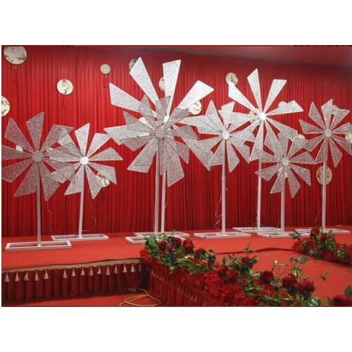 New windmill series rotating ferris wheel wedding decoration scene layout road lead wedding supplies props iron
