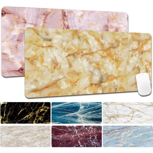 Office Computer Desk Mat Table Keyboard Big Mouse Pad PU Leather Laptop Cushion Desk Non-slip Mat Gamer Mousepad Mat