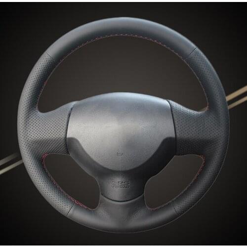 Car Braid On The Steering Wheel Cover for Mitsubishi Lancer X 10 2007-2015 Outlander 2006-2013 ASX 2010-2013 Interior Auto Cover