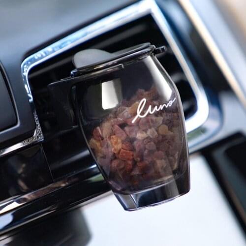 Zeolite Car Air Vent Perfume Freshener Accessories Interior Decoration Zapach do samochodu Lava stone Fruity Hotel fragrance