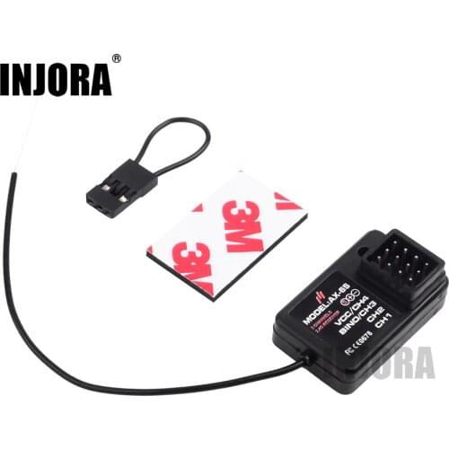 INJORA 4CH 2.4G RC Receiver for AUSTAR AX6S Transmitter Controller RC Car Boat Parts