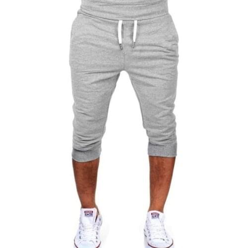 New Fashion New Summer Men Casual Sweatpants Shorts Slim Short Fitness Clothing Bodybuilding Men Shorts Brand Men Clothing XXXL