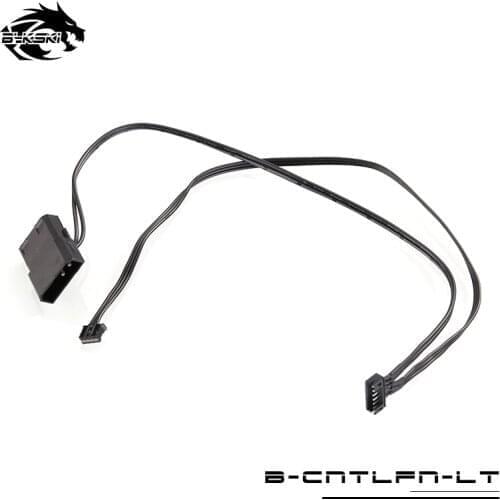 Bykski B-CNTLFN-LT, RBW Fan Dedicated Lighting Synchronous Extension Cable, 5V, For RBW Fan Synchronous To Motherboard