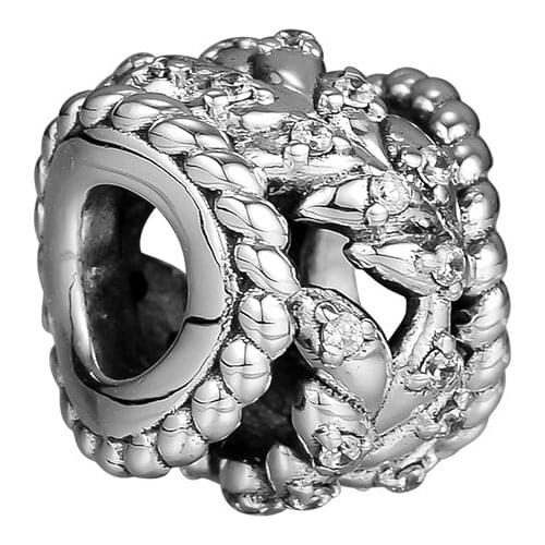 CKK Dazzling Grain Swirls Beads Charms 925 Sterling Silver Jewelry Fits Original Bracelet Necklace Kralen Berloque Perles