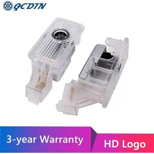 QCDIN For HONDA Car HD LED Door Welcome Logo Light Decoration Shadow Projector Light for Civic In sight Legend