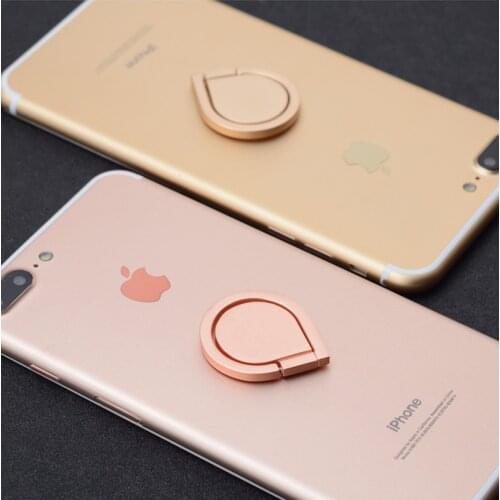 Universal 360 Degree water drops Finger Ring holder Mobile Phone Smartphone Stand Holder For iphone 5 5s SE 6 6s 7 7s 8 8s plus
