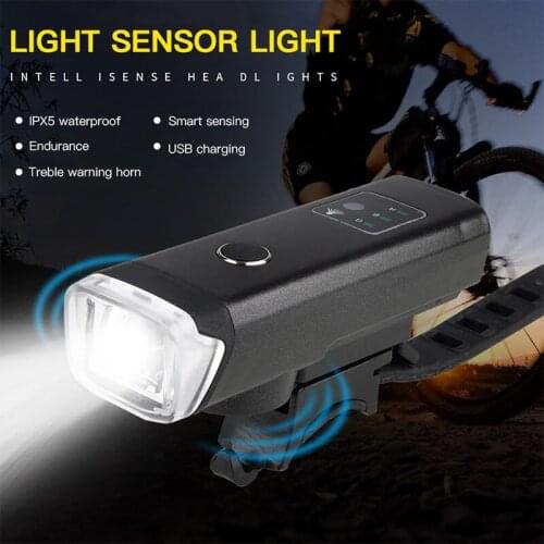 Bike Light Front Waterproof USB Rechargeable LED 350 Lumen MTB Front Lamp Headlight Aluminum Ultralight Flashlight Bicycle Light