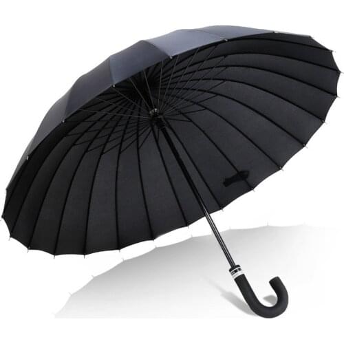 Hight Quality Long Handle Umbrella 24K Windproof Large Rain Golf Umbrellas Business Parasol Paraguas