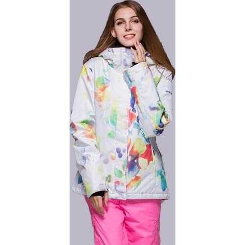 GSOU SNOW Ski Jacket Winter Waterproof Windproof Breathable Women Snow Coat Snowboarding Jacket Outdoor Sport Clothing