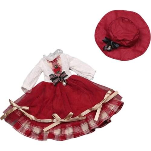 1Set 1/6 Doll Outfits Doll Clothes Mini Decoration Compact Various Fashion Doll Outfits Birthday Gift for Doll Decor