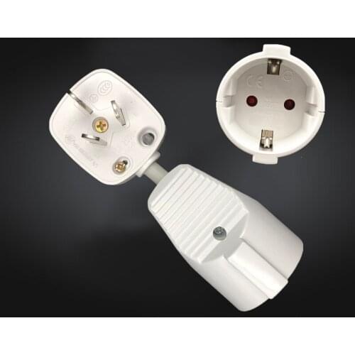10/16A AU CN Plug Turn EU Socket Extension Cord Electric Appliance Transformation Europe Socket