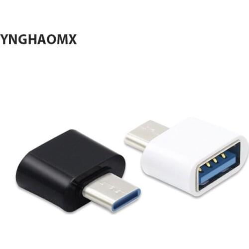 100pcs/lot USB Female to Type C OTG Male Data Adapter Converter For Samsung S8 LG G6 G5 Huawei P9 P10 Plus mate9 wholesale