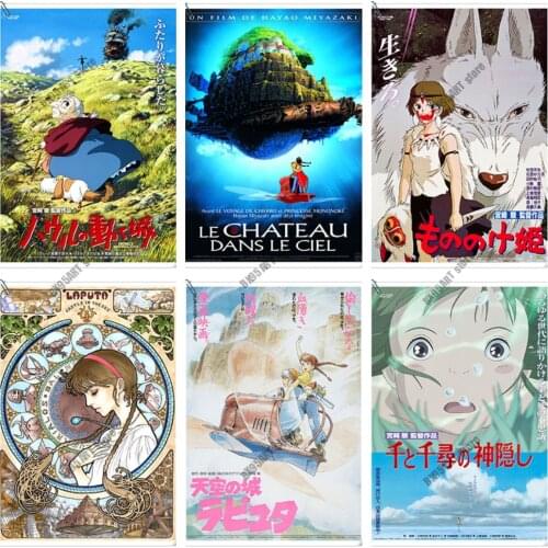 5D Diamond Painting Hayao Miyazaki Anime Cross Stitch Kits Diamond Embroidery Full Square Drill Mosaic Kids Room Decoration