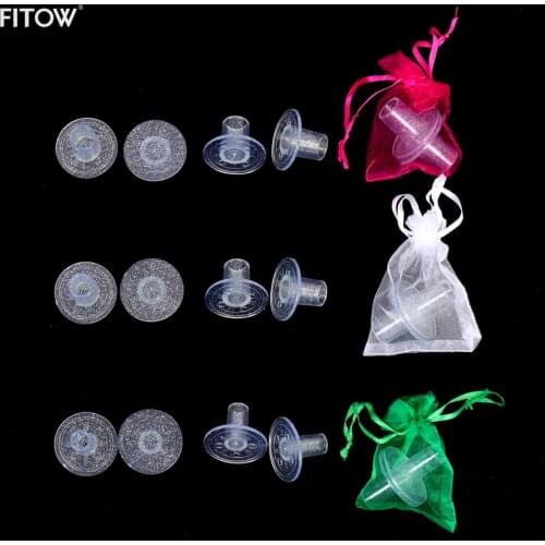 6 Pairs/Lot 3 Color and 3 Size Heel Protectors for High Heel Shoes Latin Stiletto Covers Heel Stoppers for Wedding and Party
