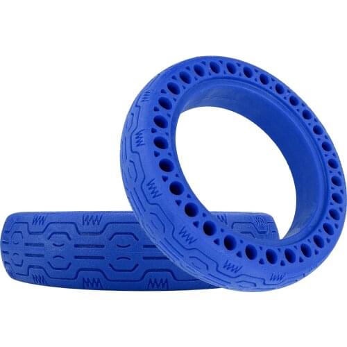 8.5 Inch Flower Pattern Honeycomb Solid Tire Non-Pneumatic Anti-Explosion Solid Rubber Tyre Universal Fit for Electric Scooter
