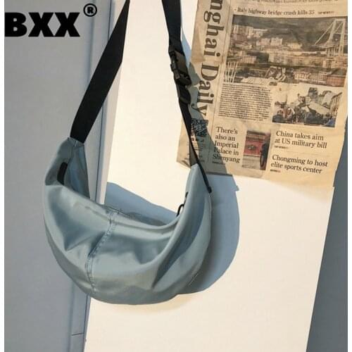 [BXX] Nylon High Capacity Bags For Women 2021 Fashion Branded Crossbody Shoulder Hand Bag Lady Trend Handbags and Purses HR016