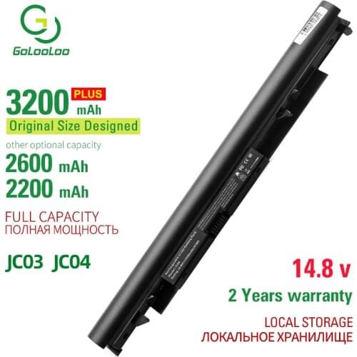 Golooloo 14.8V New JC03 JC04 Laptop Battery For HP HSTNN-LB7W HSTNN-DB8E HSTNN-PB6Y HSTNN-LB7V 919700-850 919701-850 250 G6 17z