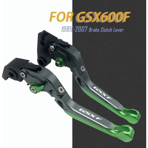 GSX600F For SUZUKI KATANA GSX 600 F 1989-2007 2006 Motorcycle CNC Aluminum Adjustable Folding Extendable Brake Clutch Levers