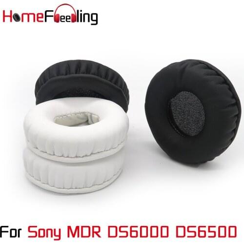 Homefeeling Ear Pads for Sony MDR DS6000 DS6500 Headphones Super Soft Velour Ear Cushions Sheepskin Leather Earpads Replacement