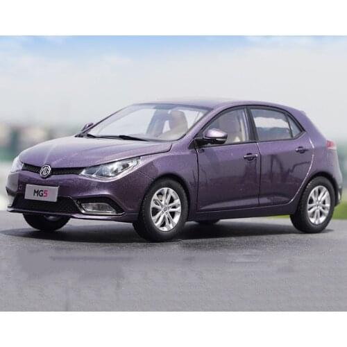 Diecast 1:18 Scale Shanghai MG5 Classic British Coupe Simulation Alloy Car Model Collection Display Souvenir Boy Gift Hot Toys